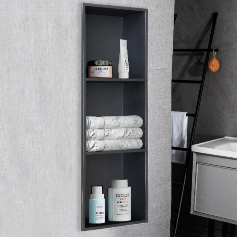 Shower Niche Stainless Steel Recessed - 04 Mensola da doccia impermeabile da