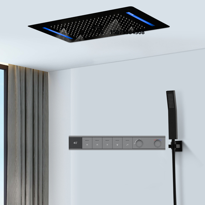 Concealed Thermostatic Shower System Set - Sistema Doccia Termostatico Cromato a Scomparsa