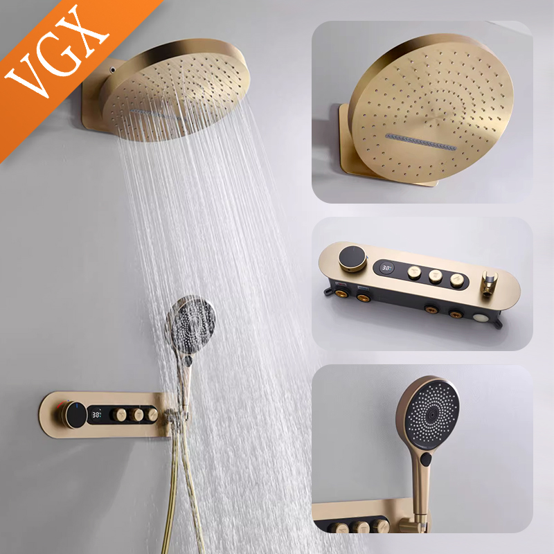 Concealed Thermostatic Shower System Set - VGX Sistema doccia termostatico nascosto Set