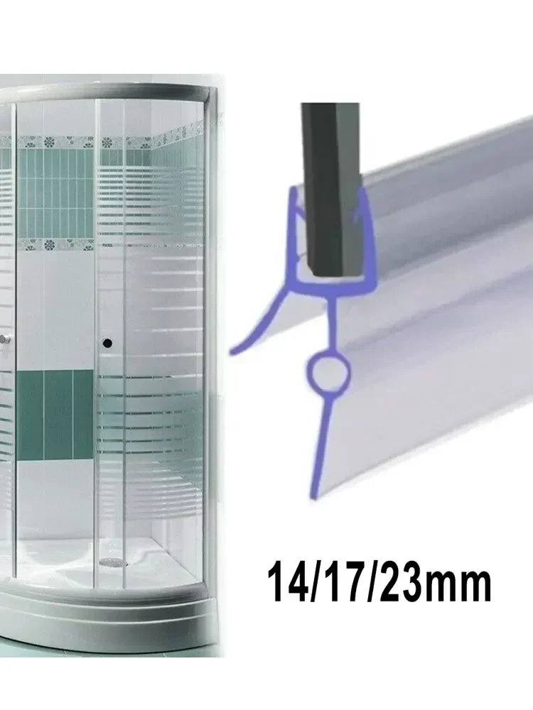 Shower Door Bottom Seal Strip Sweep - 14/17/23mm Striscia di tenuta per schermo