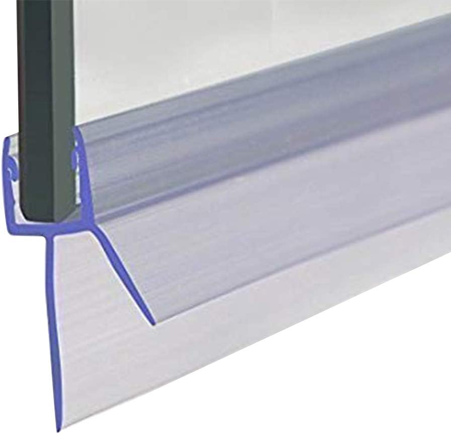 Shower Door Bottom Seal Strip Sweep - 1/2/3 pezzi Guarnizione inferiore per porta