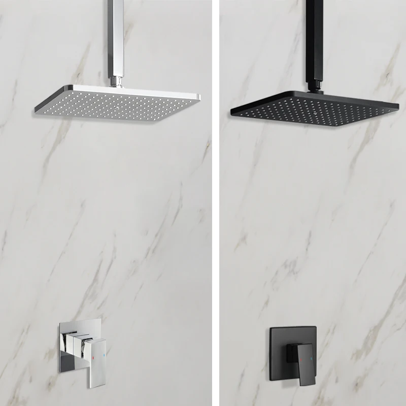 Shower Arm Ceiling Mount Brass Chrome - Miscelatore doccia da bagno a incasso