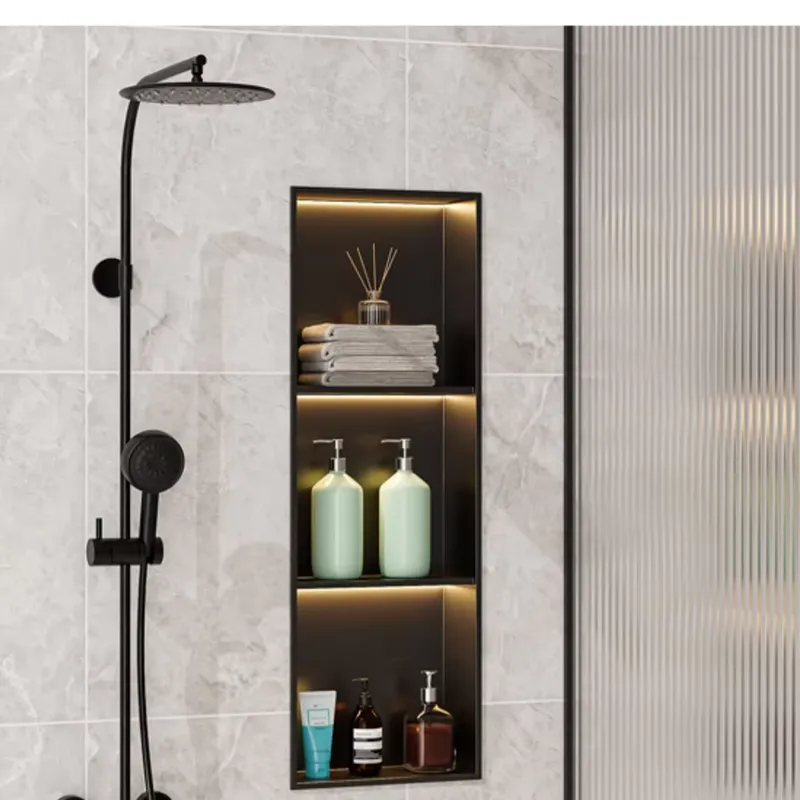 Shower Niche Stainless Steel Recessed - Mensola da Bagno a Incasso Moderna