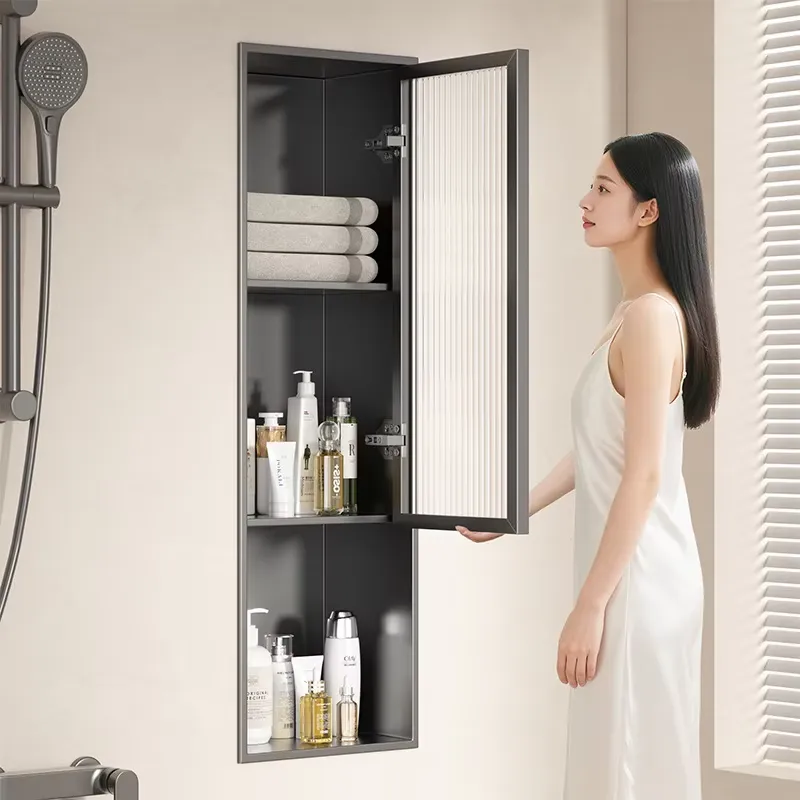 Shower Niche Stainless Steel Recessed - Nicchia angolare moderna in acciaio inossidabile