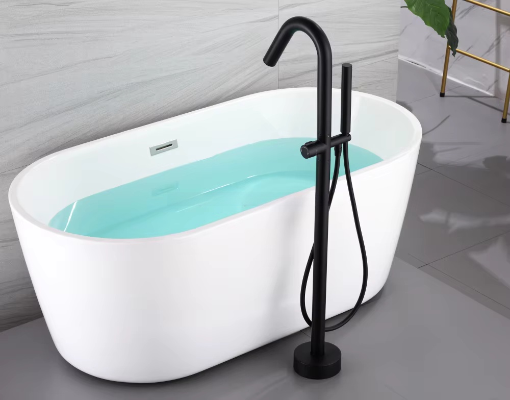 Freestanding Bathtub Filler Faucet Floor - Rubinetto per vasca da bagno con