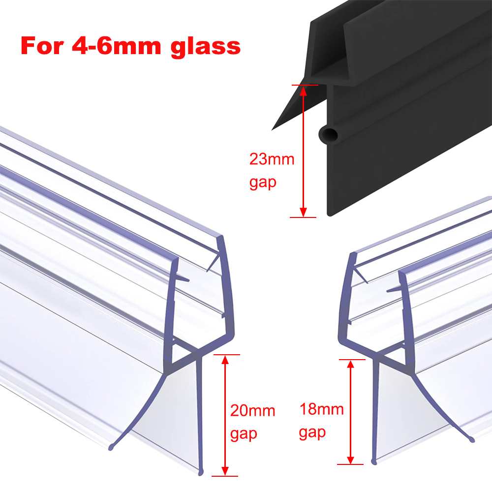 Shower Door Bottom Seal Strip Sweep - Striscia di tenuta per porta dello