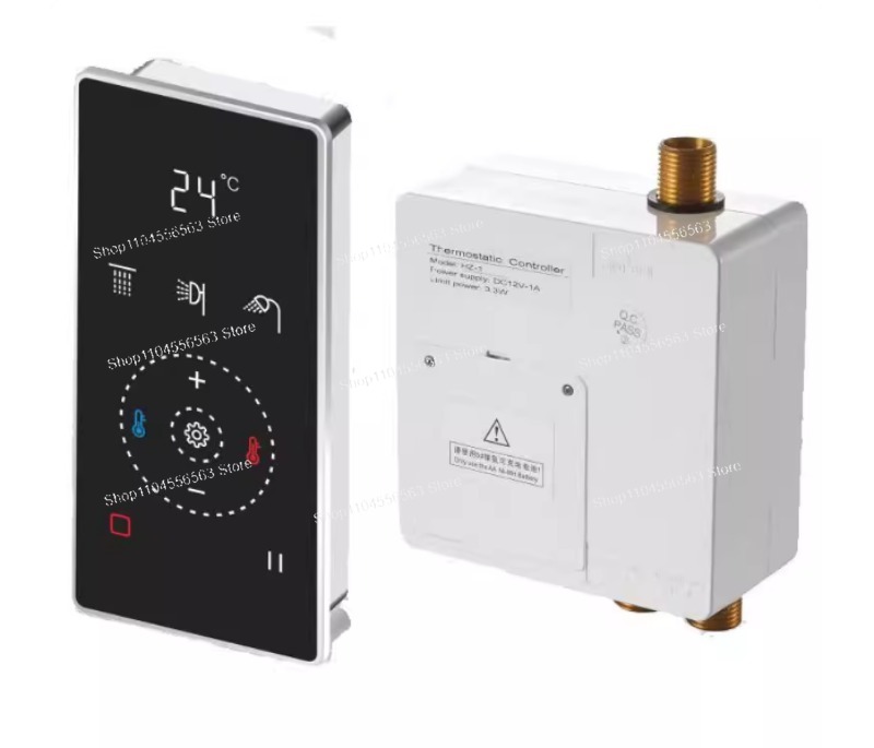 Termostato Digitale Nero a LED - Thermostatic Shower Faucet Valve 3 Way recensione e prezzo