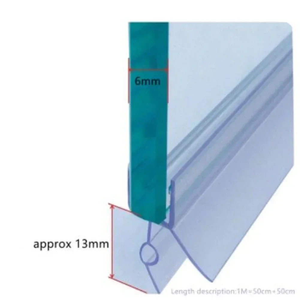 2 pezzi 50 cm barriera per doc - Shower Door Bottom Seal Strip Sweep recensione e prezzo