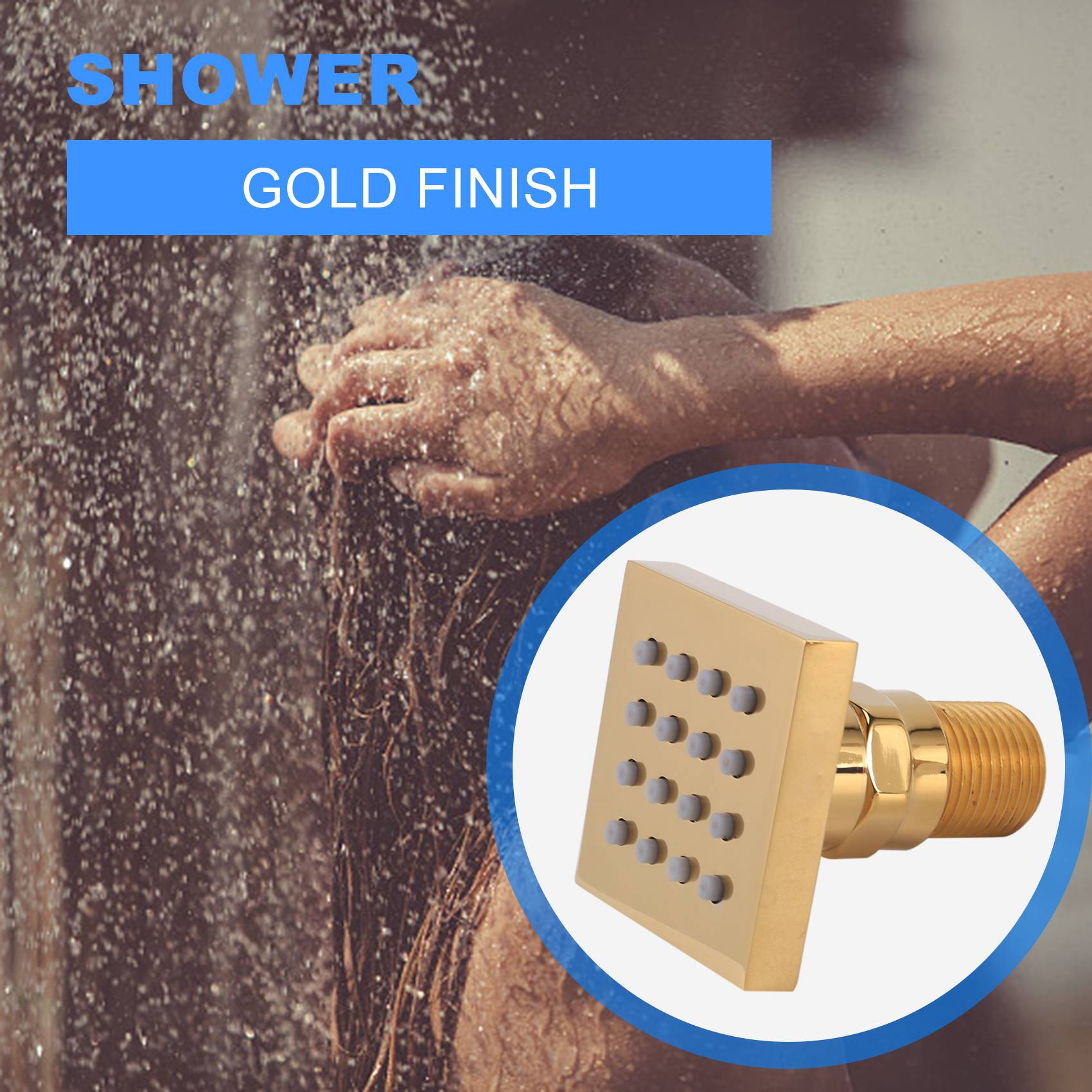 MLGB-2 pollici getto per il co - Shower Body Jet Massage Spray Square recensione e prezzo