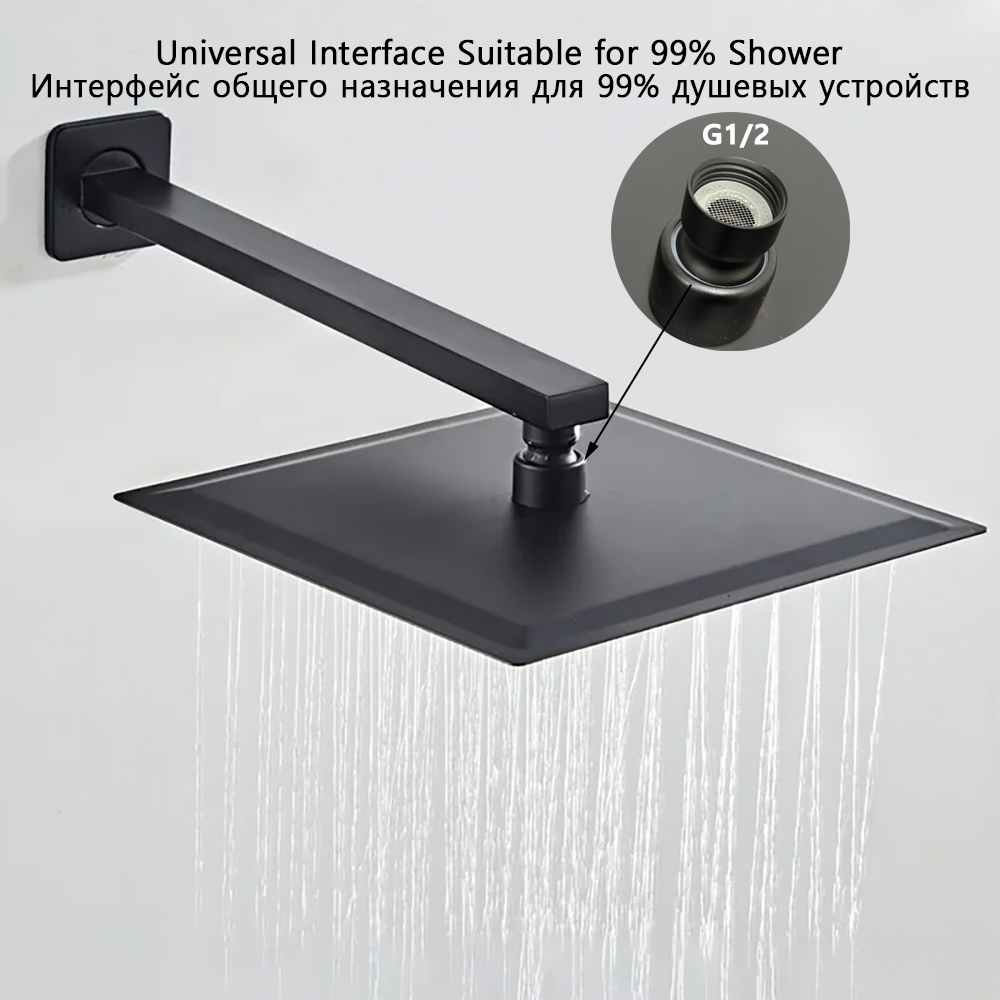 Soffione doccia a pioggia di l - Rainfall Shower Head Ceiling Mount 16 Inch recensione e prezzo