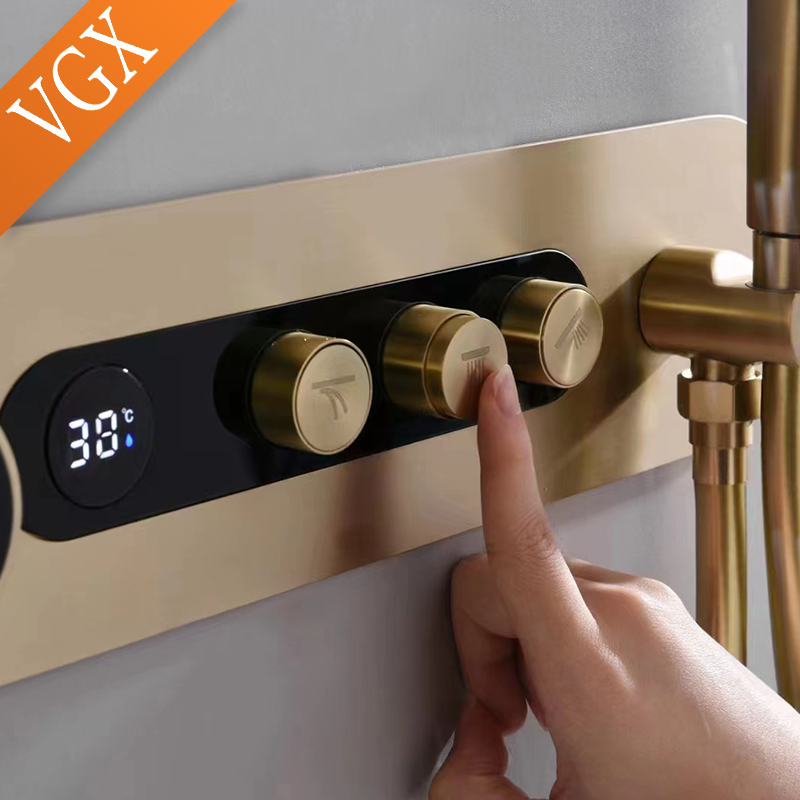 VGX Sistema doccia termostatic - Concealed Thermostatic Shower System Set recensione e prezzo
