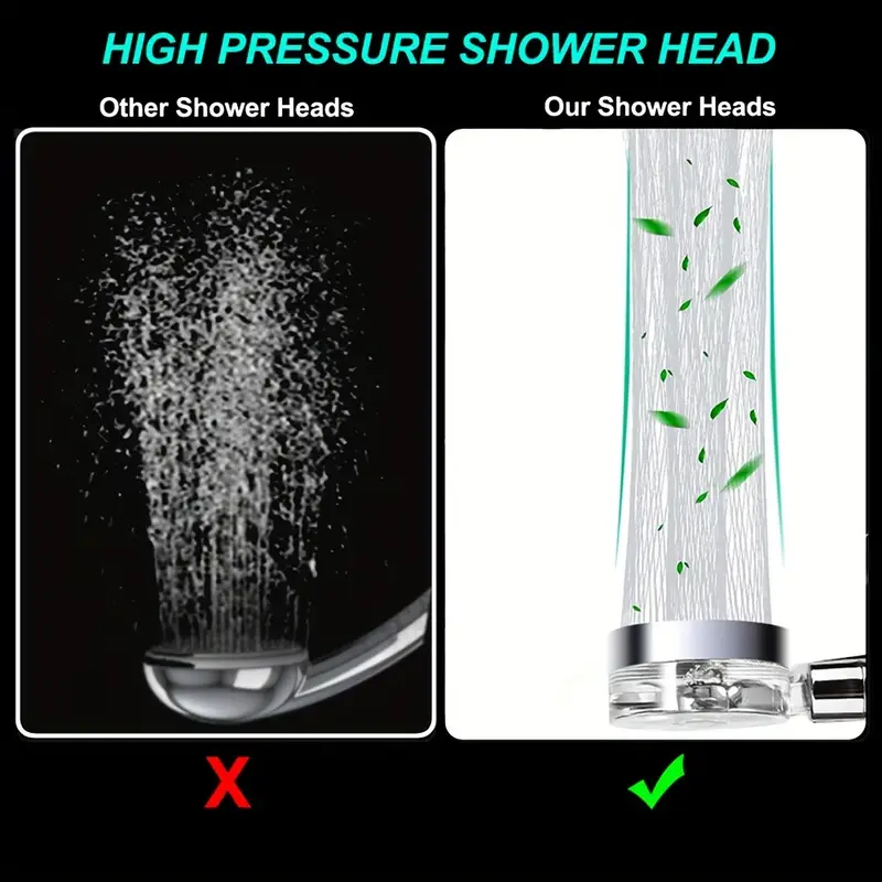 360 °   Soffione doccia con ve - Handheld Shower Head High Pressure Filter recensione e prezzo