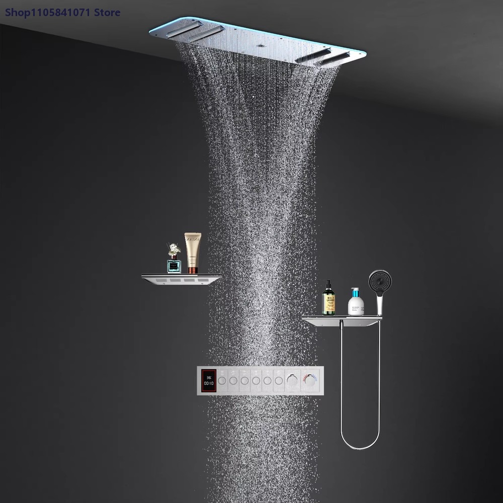 Set Doccia LED con Soffitto a  - Led Rainfall Shower Head Waterfall recensione e prezzo