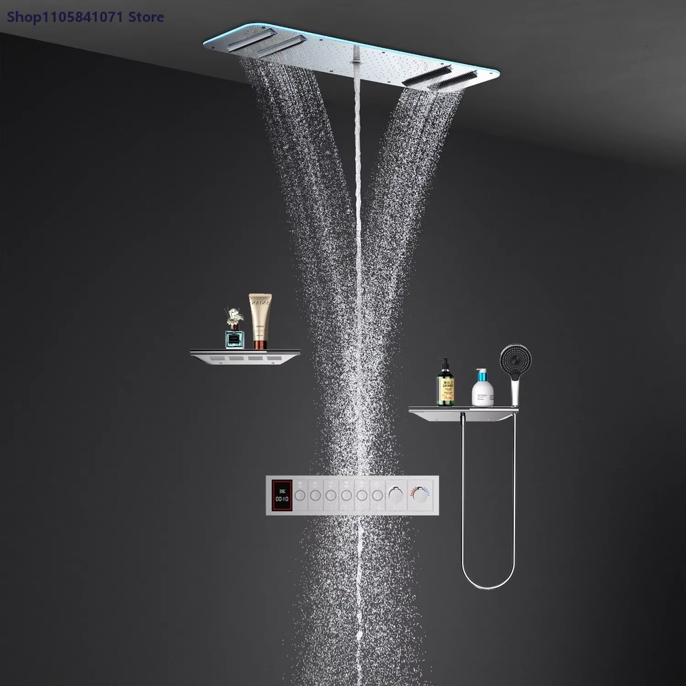 Set Doccia LED con Soffitto a  - Led Rainfall Shower Head Waterfall recensione e prezzo