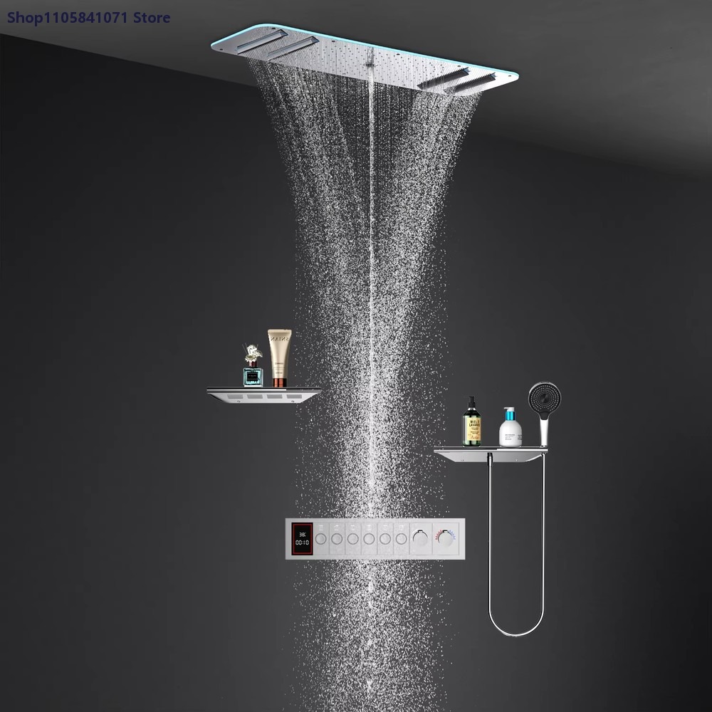 Set Doccia LED con Soffitto a  - Led Rainfall Shower Head Waterfall recensione e prezzo
