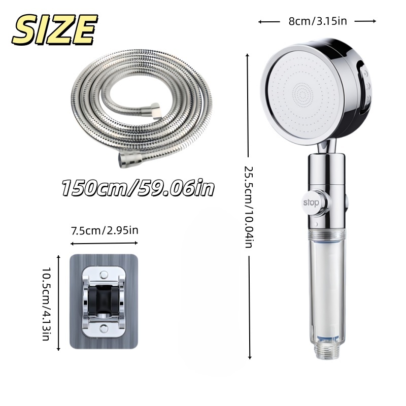 Doccetta Portatile a Risparmio - Handheld Shower Head High Pressure Filter recensione e prezzo