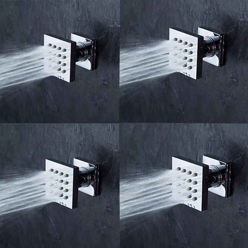Bagno in ottone massiccio quad - Shower Body Jet Massage Spray Square recensione e prezzo