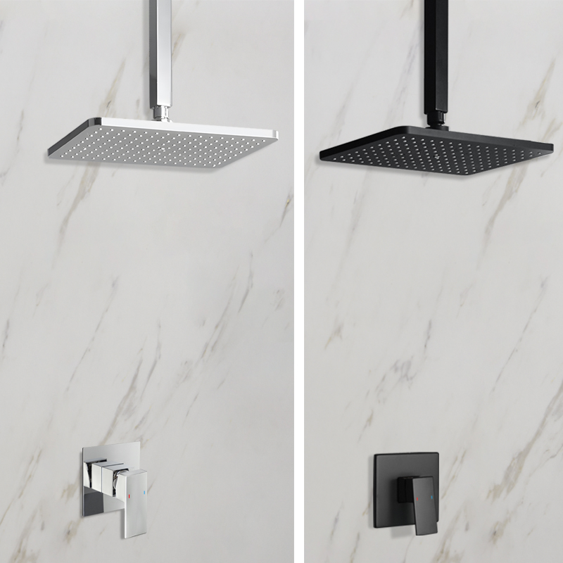 Nel bagno nascosto a parete ru - Shower Arm Ceiling Mount Brass Chrome recensione e prezzo