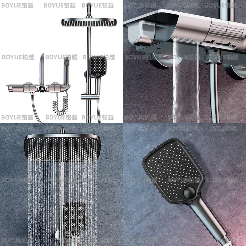 Set Doccia Termostatico Grigio - Concealed Thermostatic Shower System Set recensione e prezzo