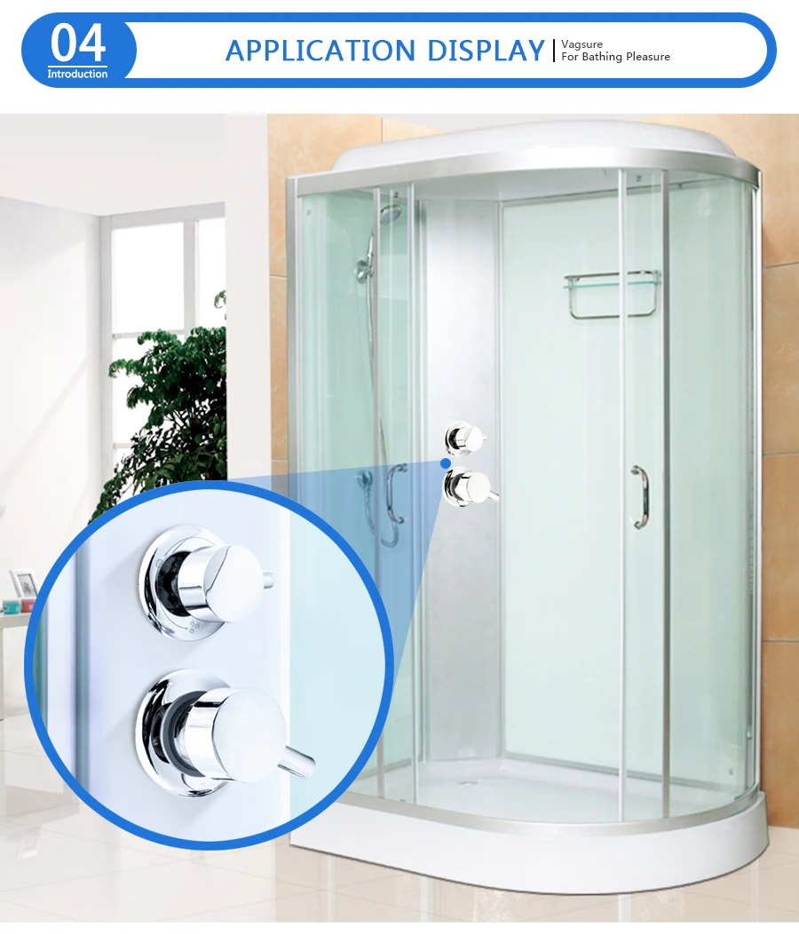 2/3/4/5 Modi Uscita Acqua Vite - Thermostatic Shower Faucet Valve 3 Way recensione e prezzo