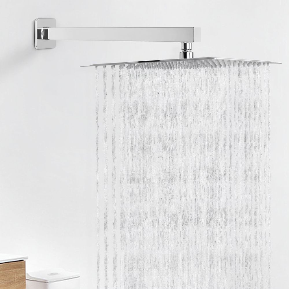 Braccio doccia quadrato da par - Rainfall Shower Head Ceiling Mount 16 Inch recensione e prezzo