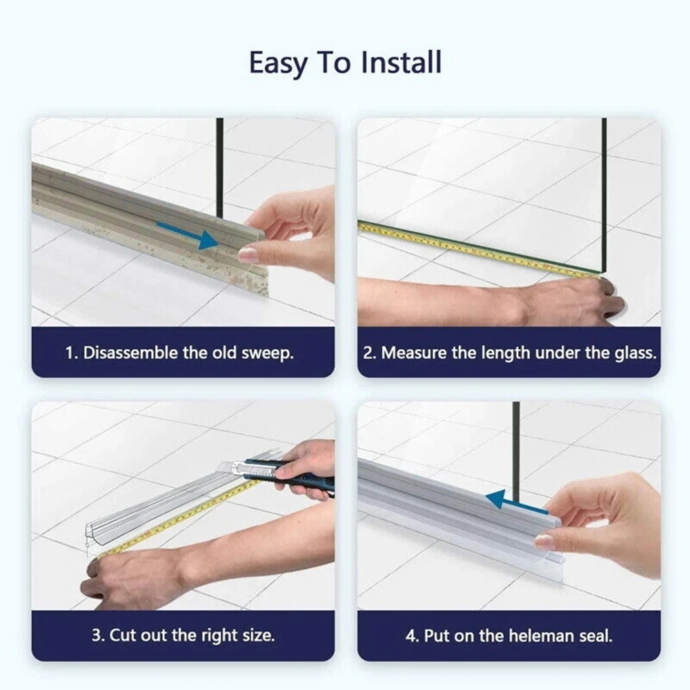 Striscia di tenuta per schermo - Shower Door Bottom Seal Strip Sweep recensione e prezzo