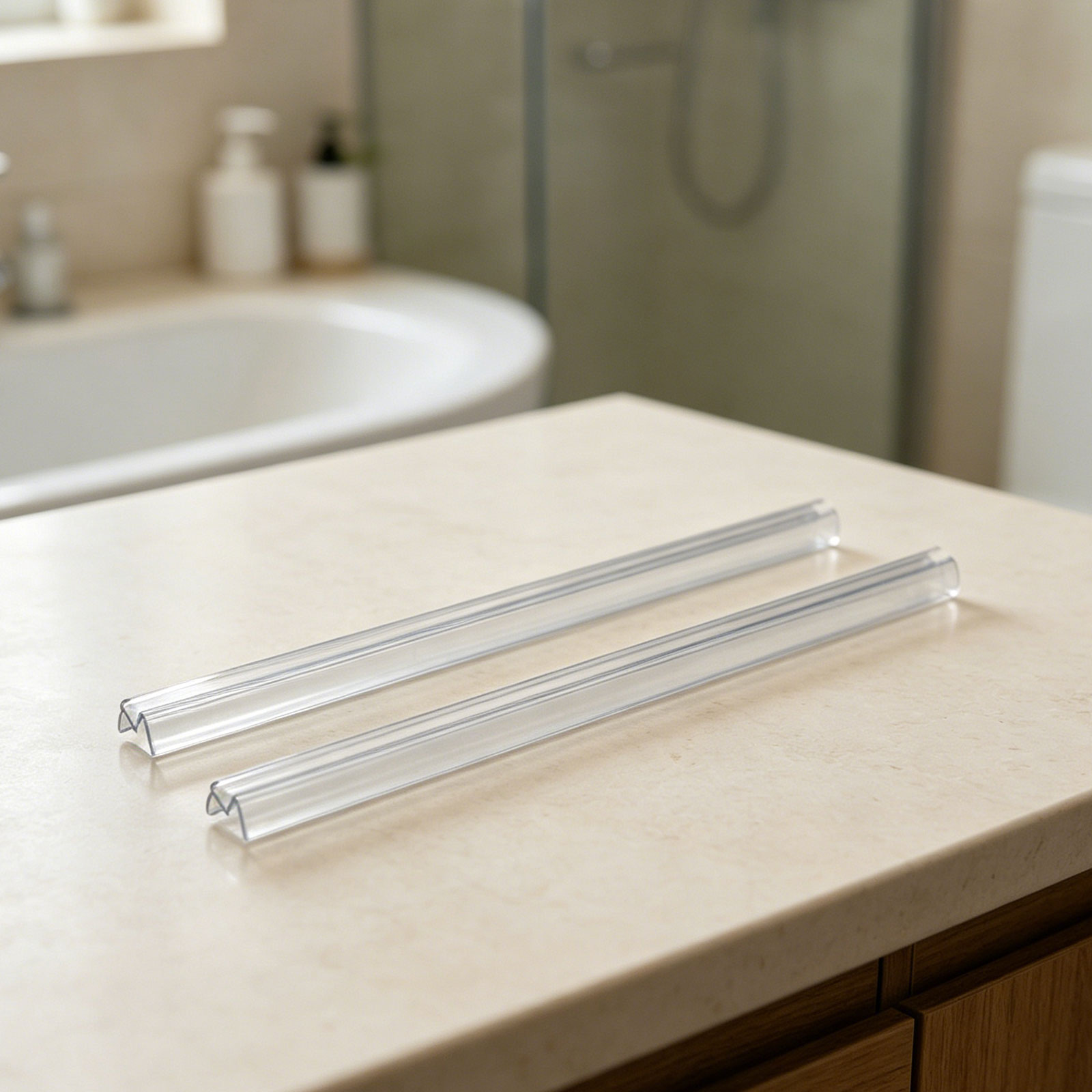 Set di 2 Guarnizioni Inferiori - Shower Door Bottom Seal Strip Sweep recensione e prezzo