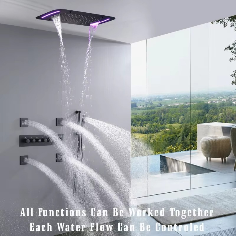Set Doccia a Cascata da Incass - Led Rainfall Shower Head Waterfall recensione e prezzo