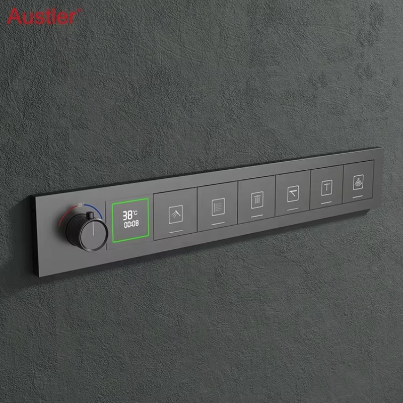 Set Doccia Musicale con LED, S - Led Rainfall Shower Head Waterfall recensione e prezzo
