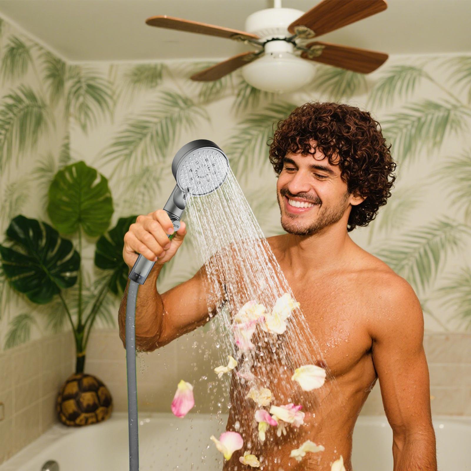 Nuovo soffione doccia 5 modali - Handheld Shower Head High Pressure Filter recensione e prezzo