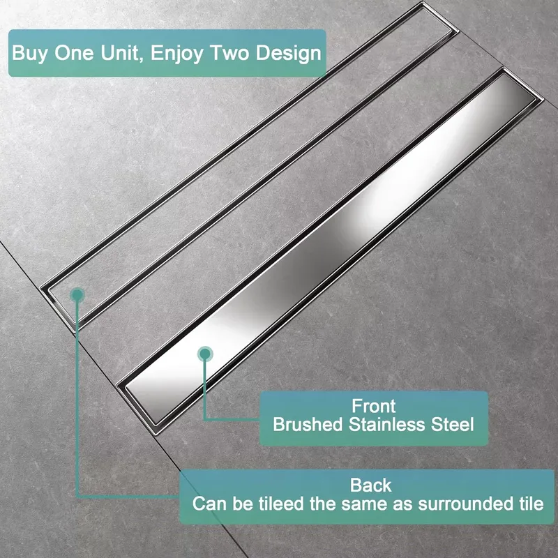 Sifone doccia lineare moderno  - Linear Shower Drain Stainless 304 Tile In recensione e prezzo