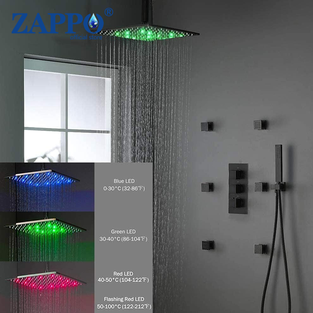 Sistema Doccia Termostatico ZA - Concealed Thermostatic Shower System Set recensione e prezzo