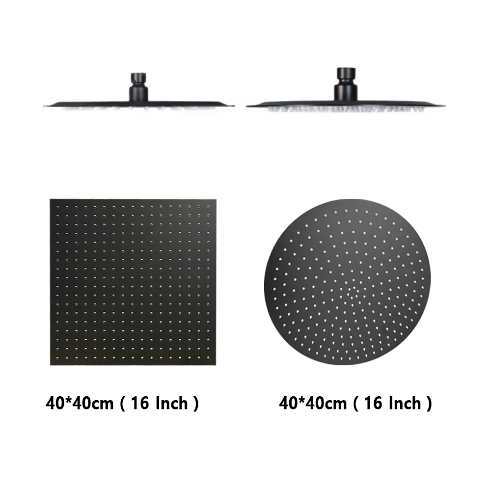 Soffione doccia da bagno quadr - Rainfall Shower Head Ceiling Mount 16 Inch recensione e prezzo