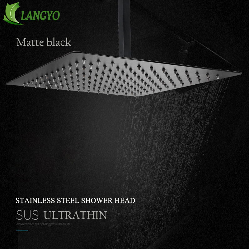 Becola Soffione doccia a piogg - Rainfall Shower Head Ceiling Mount 16 Inch recensione e prezzo