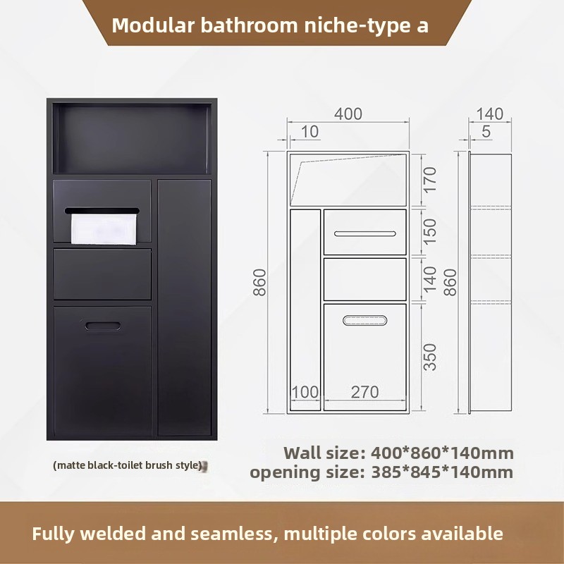 Nicchia doccia a incasso in ac - Shower Niche Stainless Steel Recessed recensione e prezzo