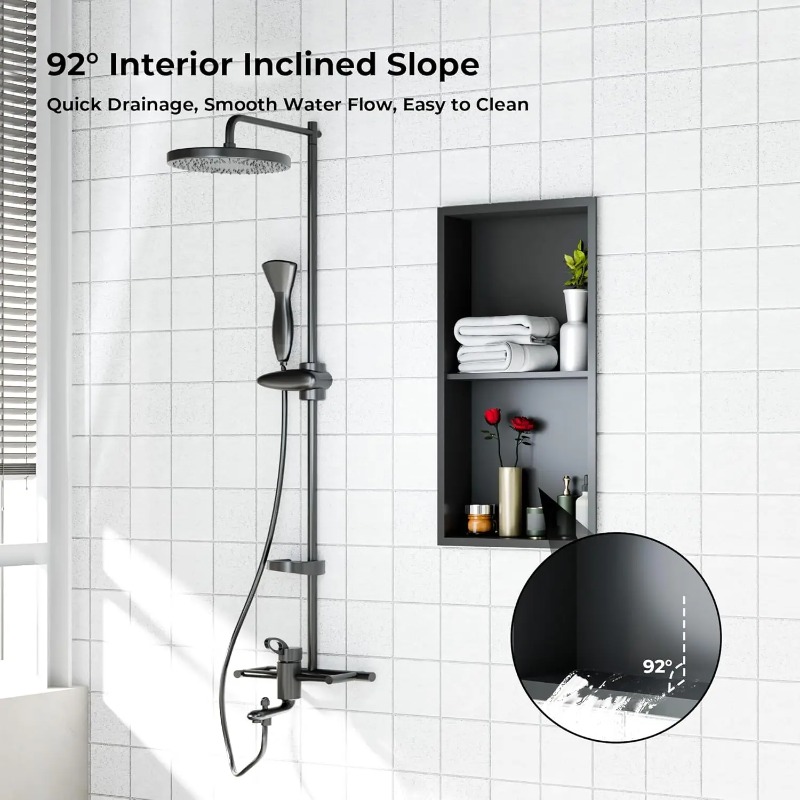 Nicchia Doccia in Acciaio Inos - Shower Niche Stainless Steel Recessed recensione e prezzo