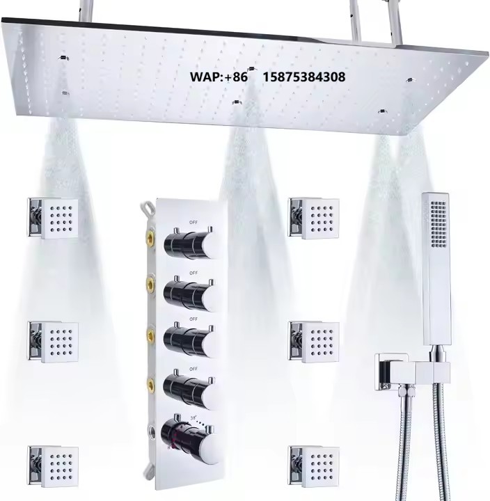 Sistema Doccia di Lusso per Ba - Rainfall Shower Head Ceiling Mount 16 Inch recensione e prezzo