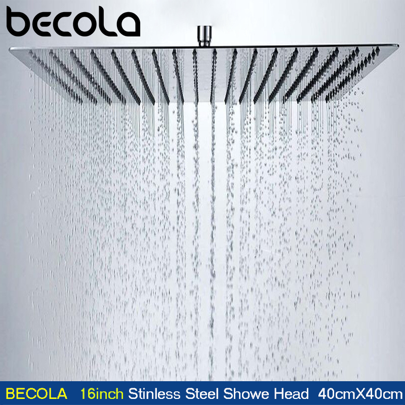 Becola soffioni doccia ultraso - Rainfall Shower Head Ceiling Mount 16 Inch recensione e prezzo