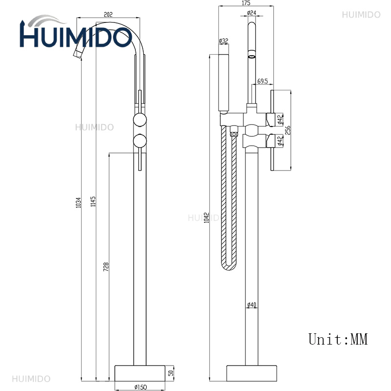Set Rubinetteria Doccia e Vasc - Freestanding Bathtub Filler Faucet Floor recensione e prezzo