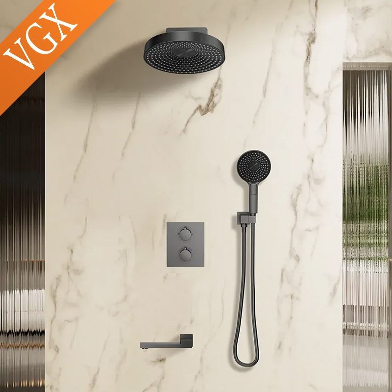 VGX Sistema doccia termostatic - Concealed Thermostatic Shower System Set recensione e prezzo