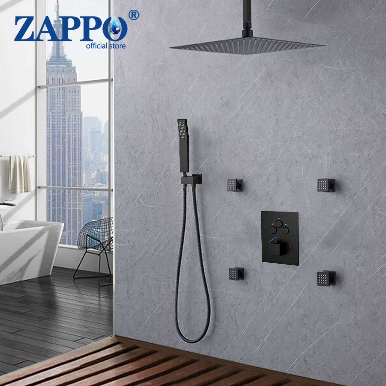 Sistema Doccia Termostatico ZA - Thermostatic Shower Faucet Valve 3 Way recensione e prezzo