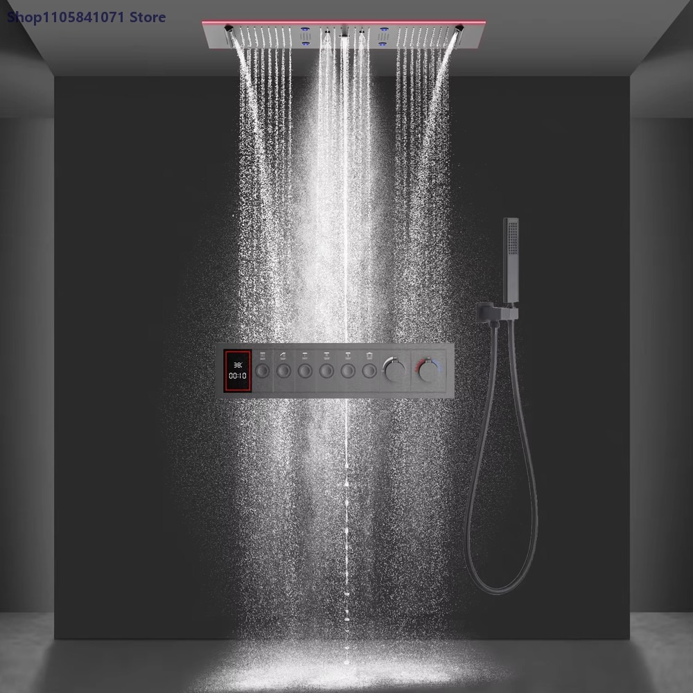Sistema doccia termostatico 90 - Led Rainfall Shower Head Waterfall recensione e prezzo