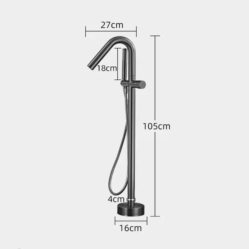 Miscelatore doccia e vasca fre - Freestanding Bathtub Filler Faucet Floor recensione e prezzo