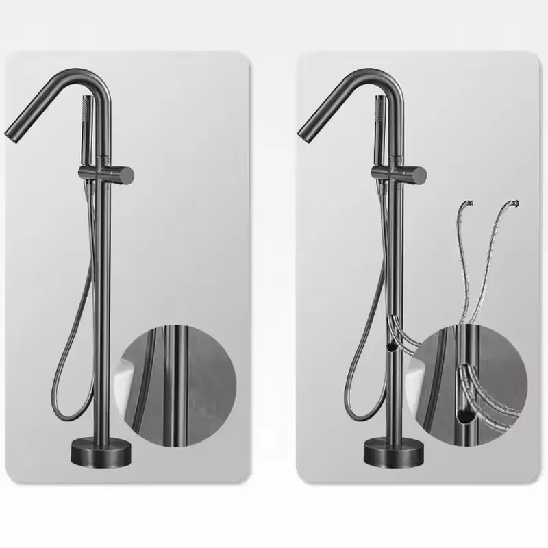 Miscelatore doccia e vasca fre - Freestanding Bathtub Filler Faucet Floor recensione e prezzo