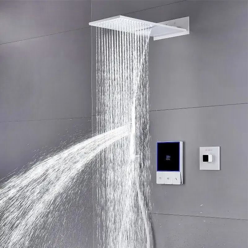 Set di sistemi doccia per bagn - Led Rainfall Shower Head Waterfall recensione e prezzo