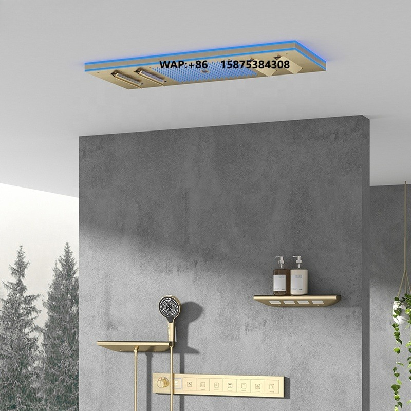 Nuovo Design Soffione Doccia L - Led Rainfall Shower Head Waterfall recensione e prezzo