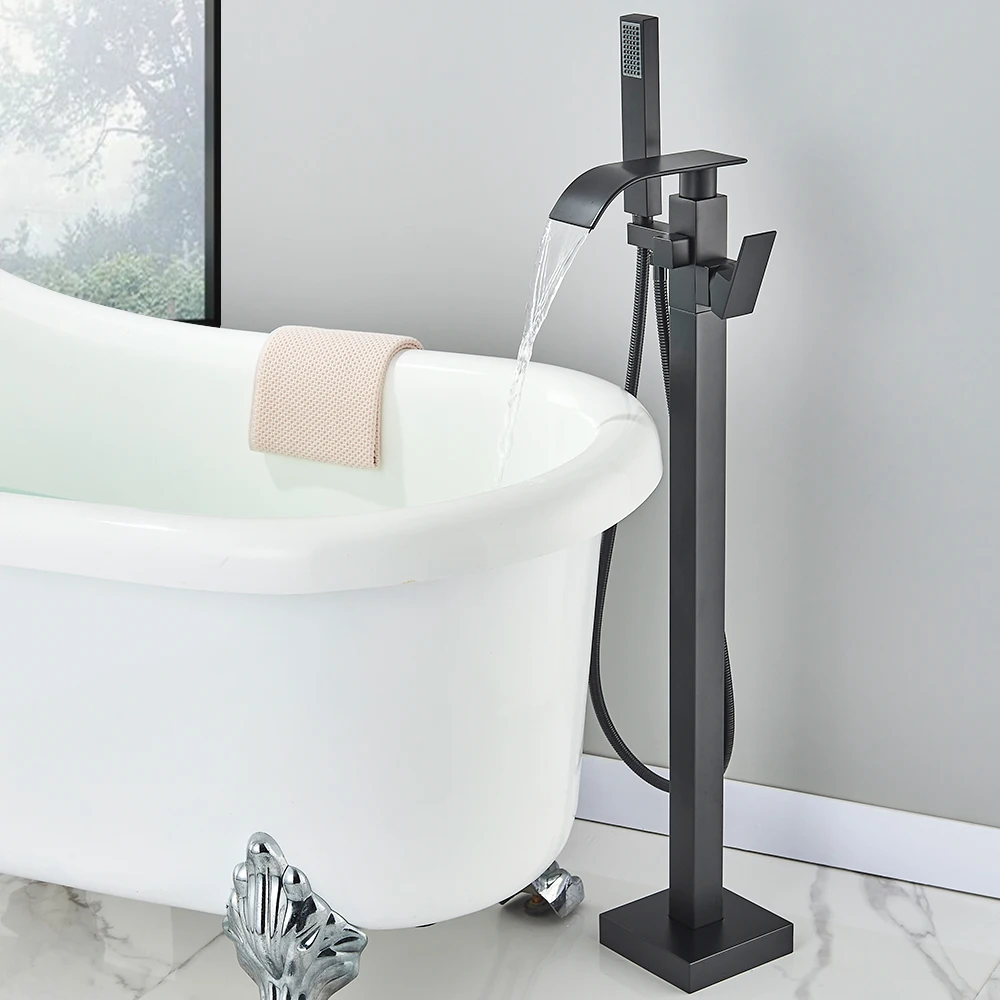 Rubinetto da pavimento per vas - Freestanding Bathtub Filler Faucet Floor recensione e prezzo