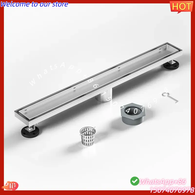 Nuovo Scarico Doccia Lineare a - Linear Shower Drain Stainless 304 Tile In recensione e prezzo