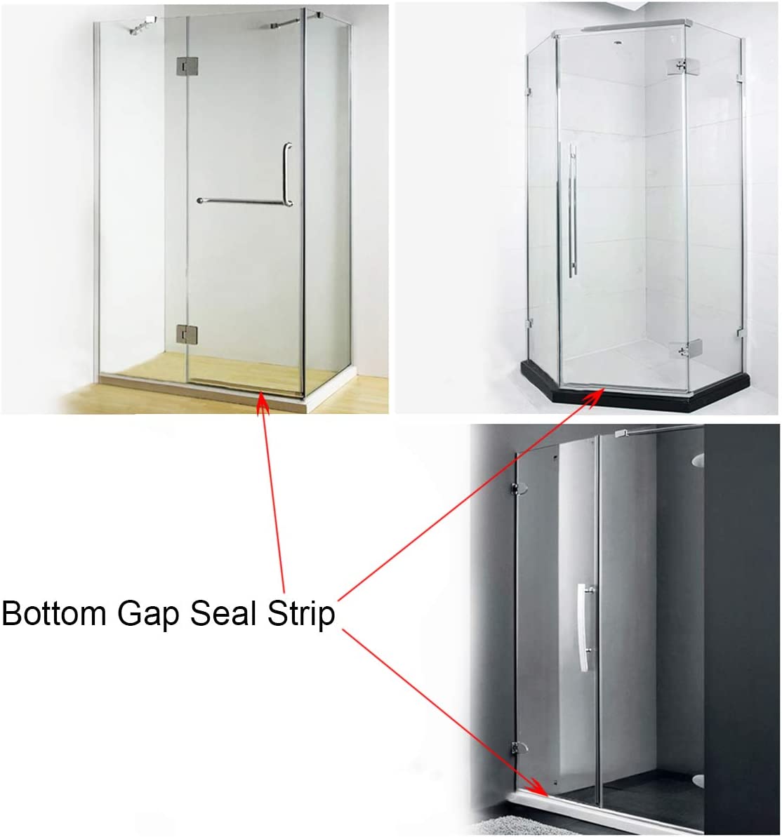 Striscia di tenuta per porta p - Shower Door Bottom Seal Strip Sweep recensione e prezzo