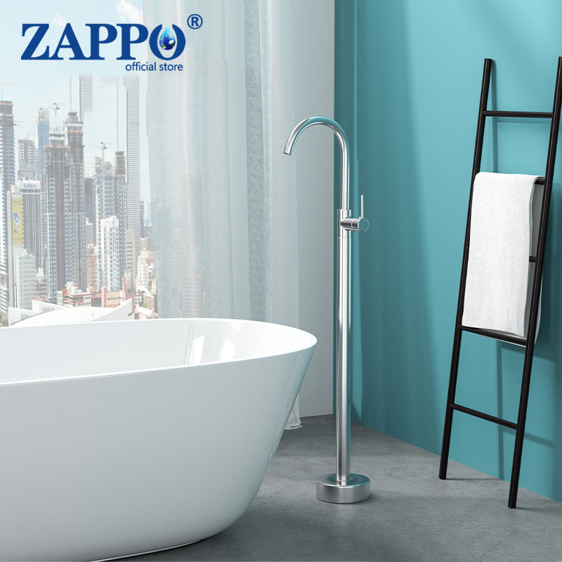 ZAPPO Rubinetto per vasca da b - Freestanding Bathtub Filler Faucet Floor recensione e prezzo